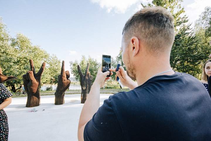 LVIV: у Львові з'явилося нове популярне місце для селфі. Фото: Zaxid.net.