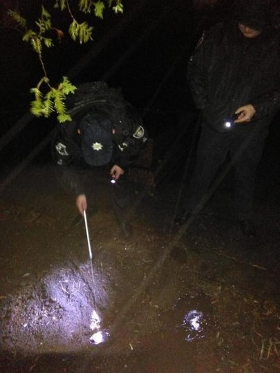 На Пагорбі слави у Львові виявили підкоп. Фото: Zaxid.net.