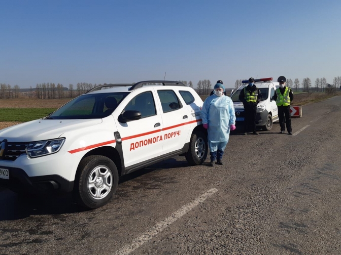 На Львівщині запрацювали перші п’ять блокпостів. Фото Тарас Грень.