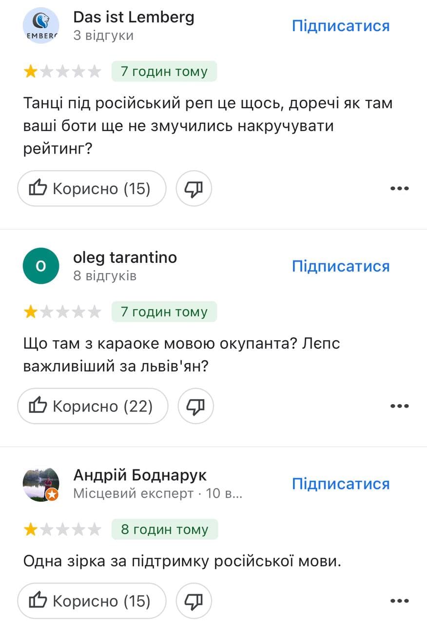 Охоронці львівського клубу вигнали відвідувача через зауваження за російську попсу. Реакція відвідувачів