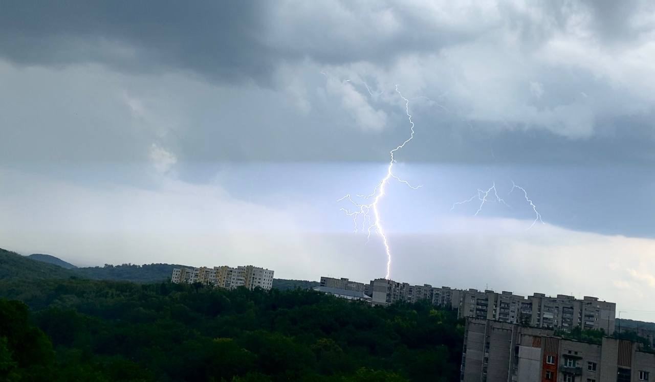 Блискавка у Львові 5 липня