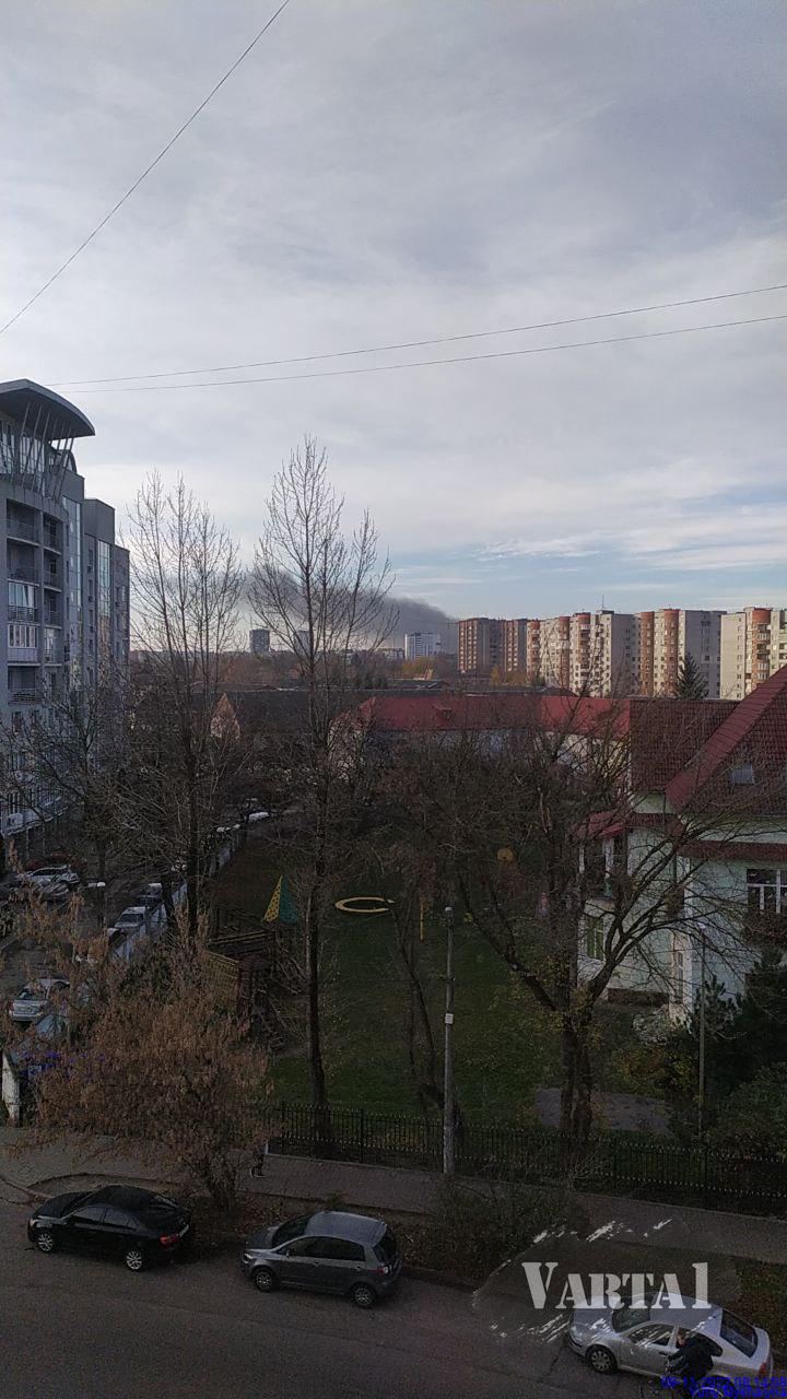 Над Львовом помітили чорний дим — що сталося.