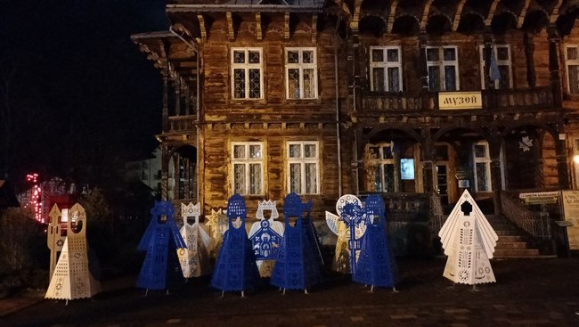 Вертеп біля музею Біласа.