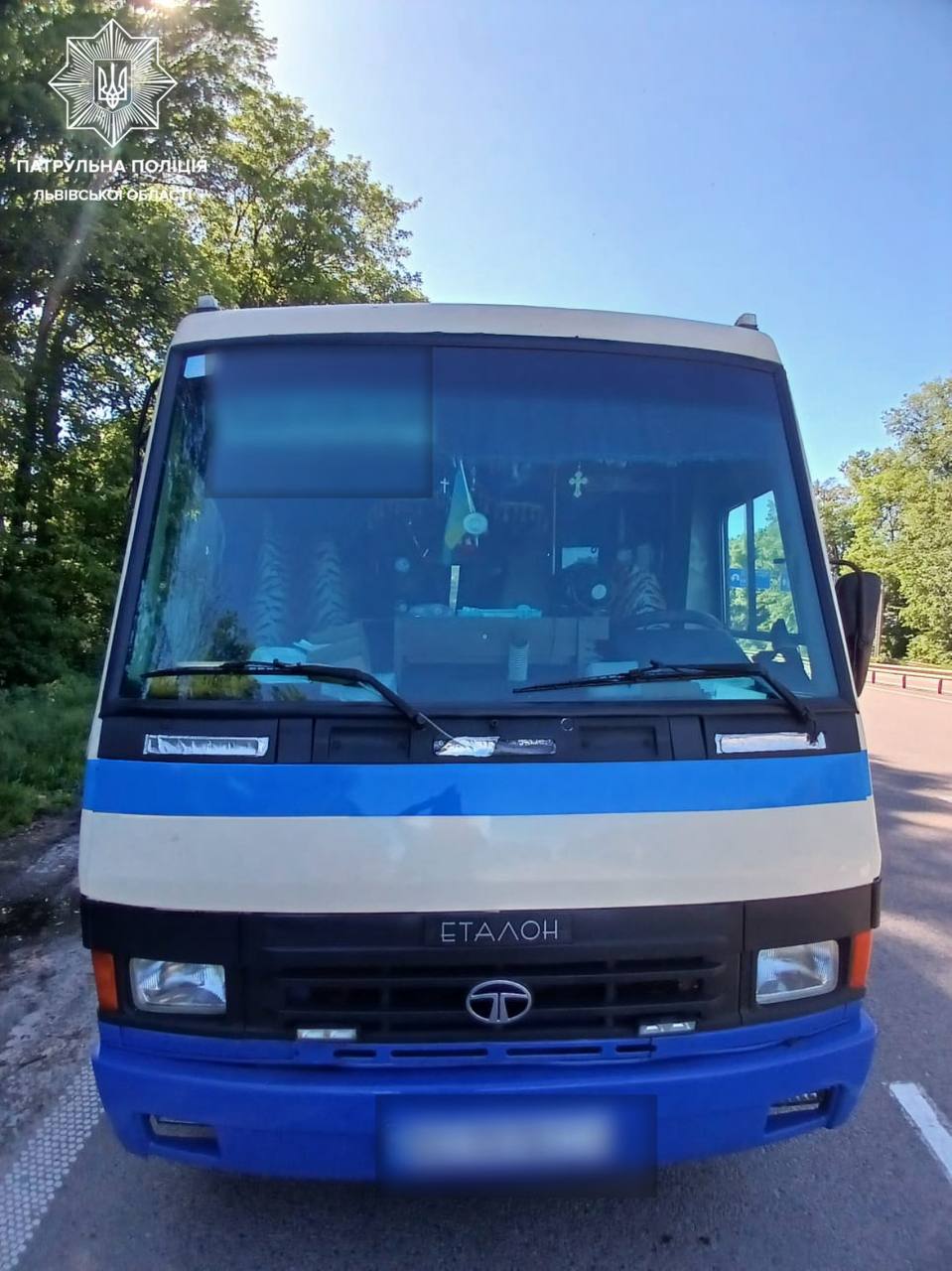 На Львівщині водій маршрутки їздив п'яним за кермом.
