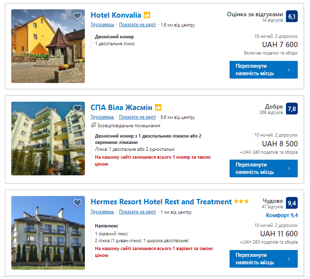 Другий місяць війни: скільки коштує орендувати квартиру у Трускавці