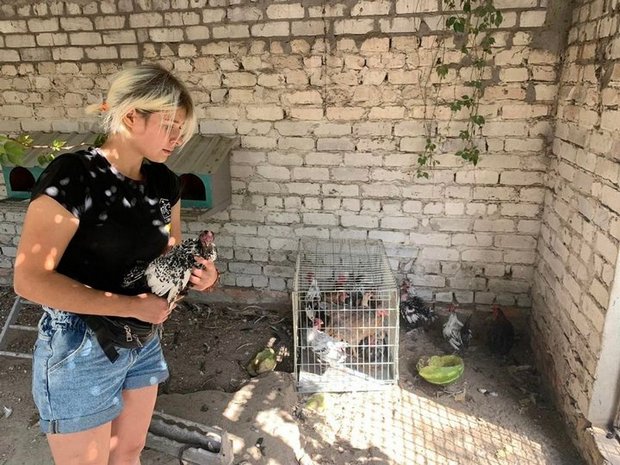 Анастасія Мунтянова під час евакуації мешканців Запорізької дитячої залізниці врятувала 171 тварину.