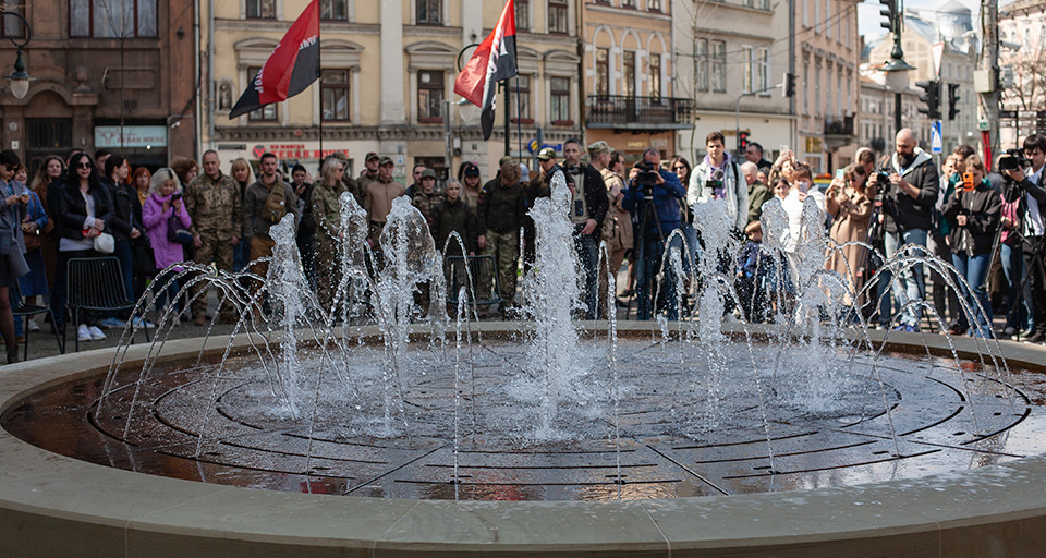 Фонтан Да Вінчі&nbsp;у Львові.