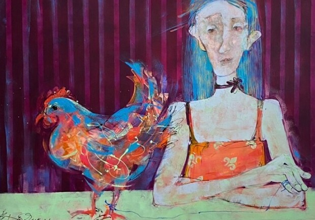 Наодинці з собою. Виставка живопису Вікторії Дубовик.