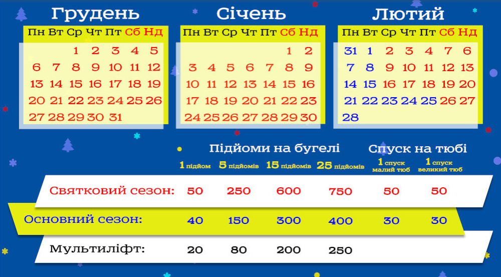 Казкова Поляна. Ціни 2021-2022