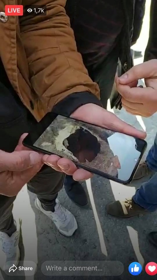 Фото великого обвалу біля Трускавця 15 березня 2020 року.