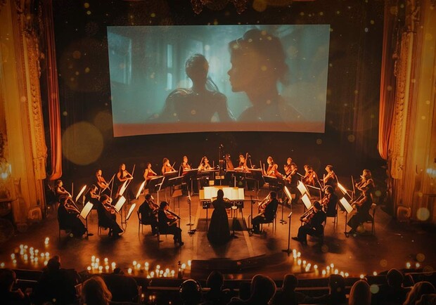 Музика з культових фільмів при свічках.