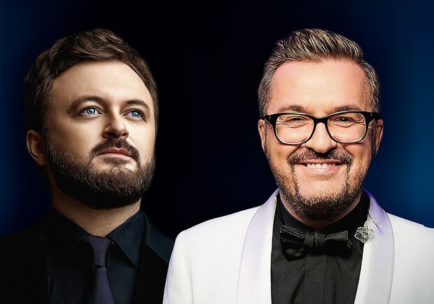 Олександр Пономарьов, Михайло Хома та Юрій Горбунов. Благодійна вечеря.