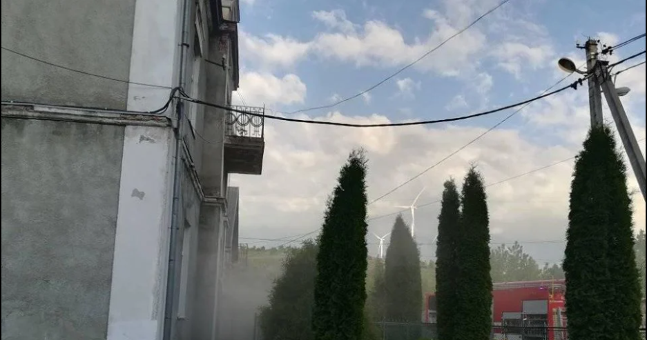 Пожежа у школі в Старому Самборі.