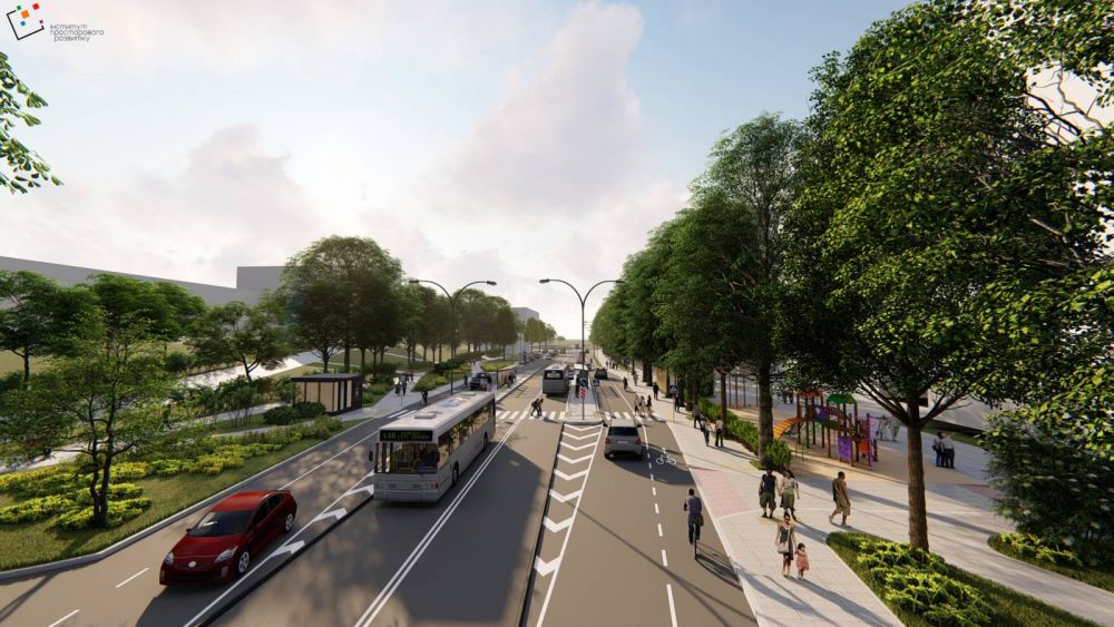 На львівські вулиці Мазепи і Грінченка чекає масштабна реконструкція. Візуалізація: Львівська міськрада