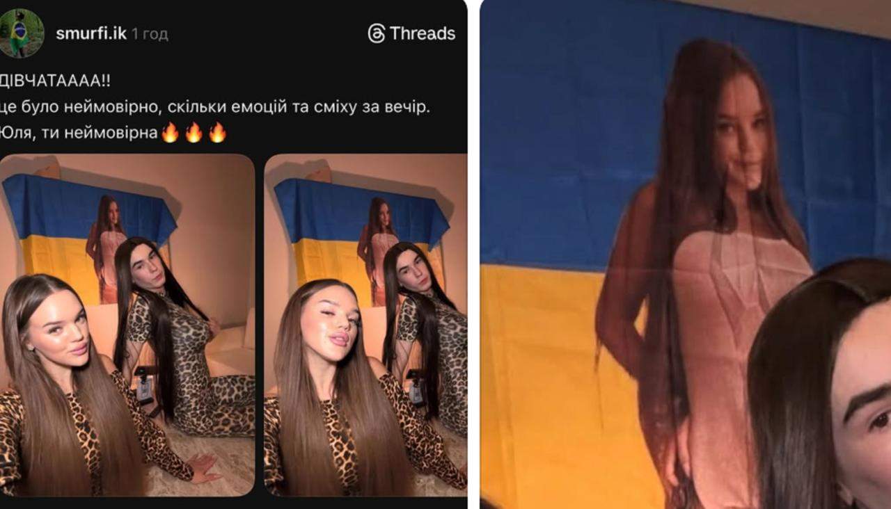 Львівська блогерка Юлія Верба рекламувала російські шапки та розважалася на тлі українського прапора  фото 2 1