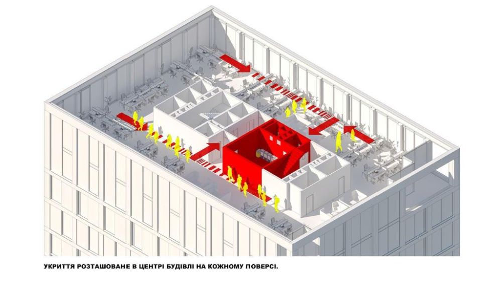 Як ізраїльський мамад: у львівських офісах створюватимуть нові укриття – візуалізація.