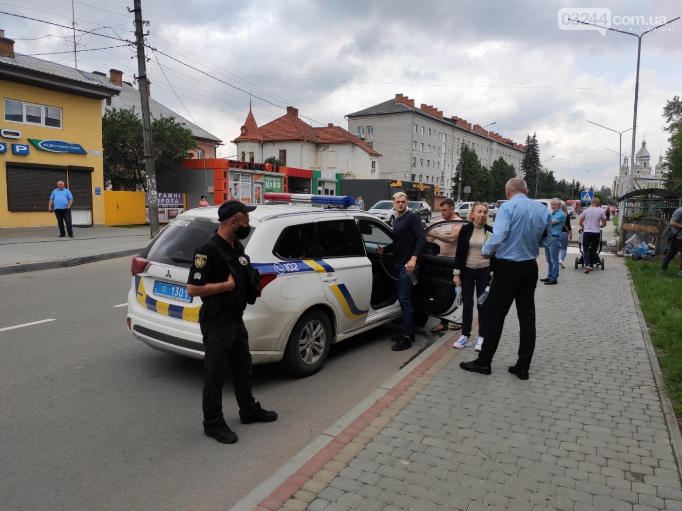 У Дрогобичі на Львівщині сталась стрілянина. Фото: 03244