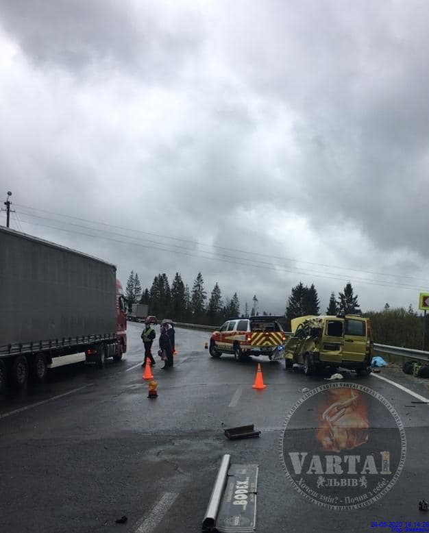 На Львівщині сталася смертельна ДТП. Фото: Варта1