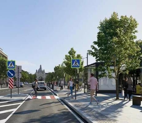 Вулиця Чернівецька після реконструкції. Візуалізація: Андрій Білий