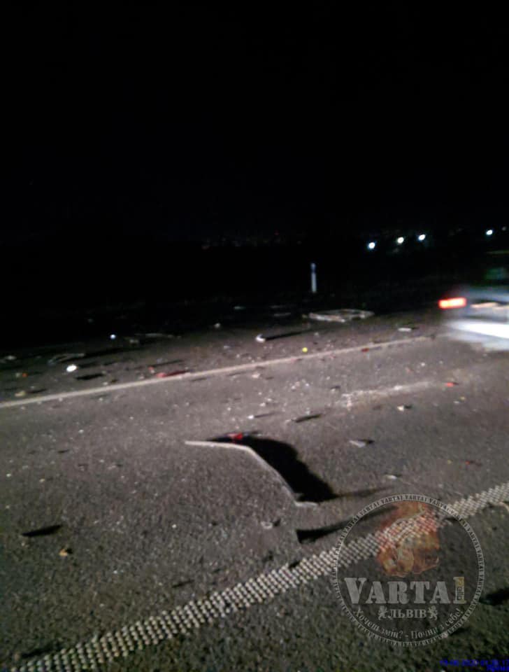 На об&rsquo;їзній Львова сталась ДТП. Фото: Варта1