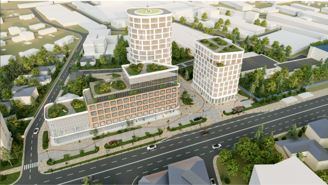 Біля львівського мотозаводу побудують готель з магазинами і паркінгом