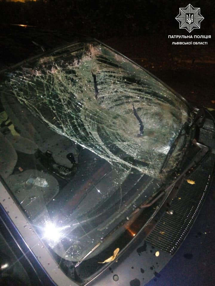У Львові на Городоцькій автомобіль збив 25-річного львів'янина. Фото поліції