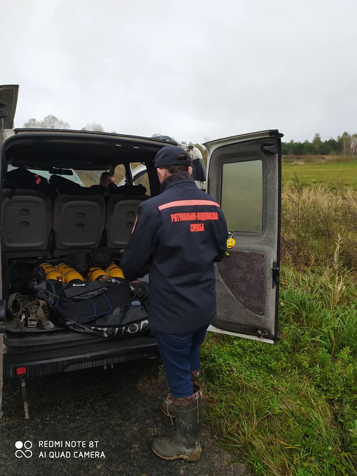 У річці на Львівщині виявили рештки чоловіка. Фото: Центральна рятувально-водолазна служба Львівщини 