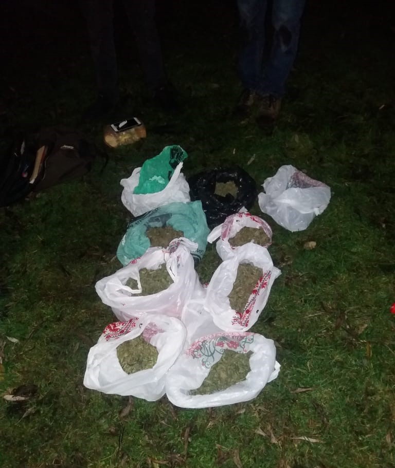 Біля Львова затримали чоловіків з марихуаною. Фото поліції