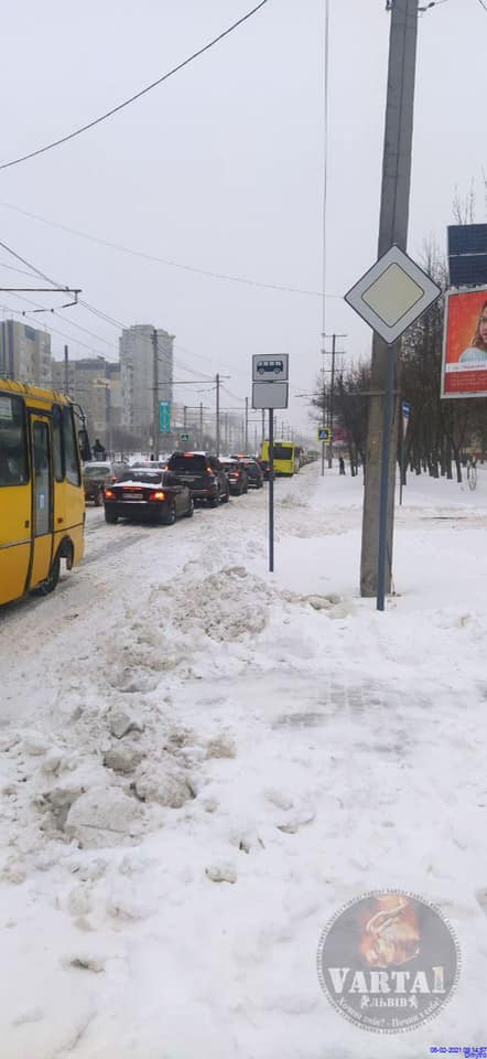 Затори на Сихові. Фото: Варта1 (Facebook)