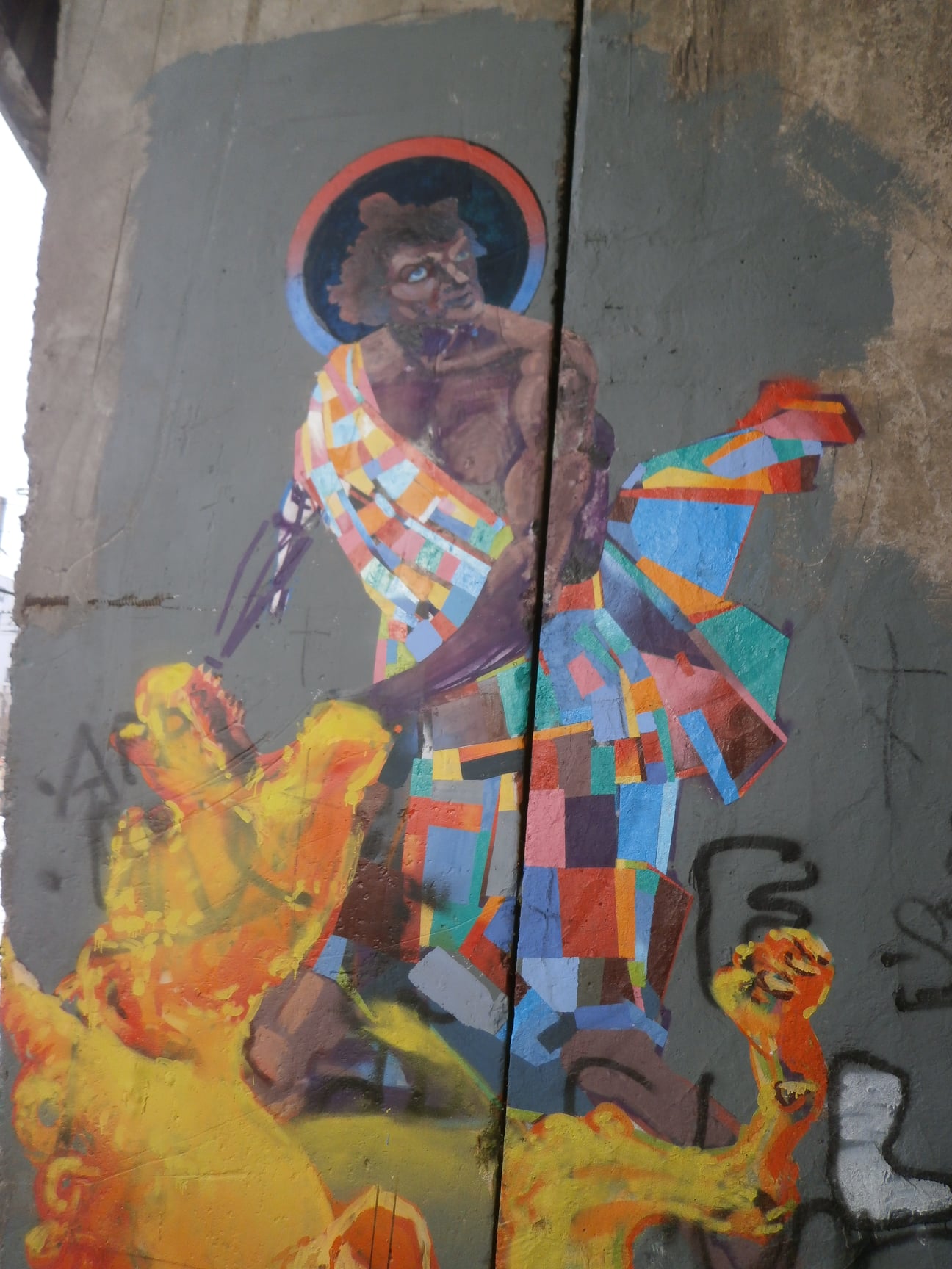 У мережі опублікували фото муралів, які знаходяться на вулиці Кульпарківській. Фото: Ірина Петрусенко