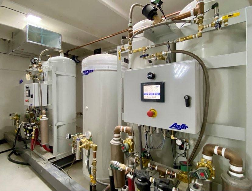 У львівській лікарні запрацювали нові кисневі станції. Фото: міська рада