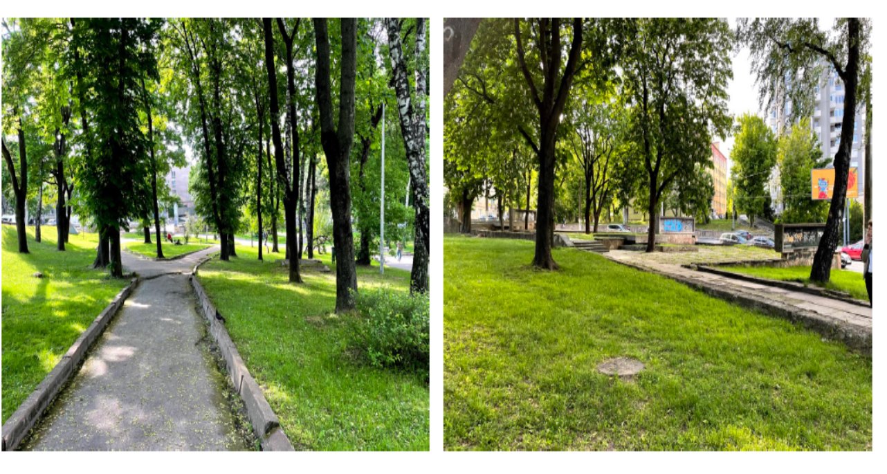 У Львові на вулиці Зеленій реконструюють сквер. Фото: Львів. Містобудування