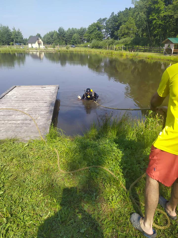 На Львівщині з озер витягнули два трупи. Фото: центральна рятувально-водолазна служба Львівщини