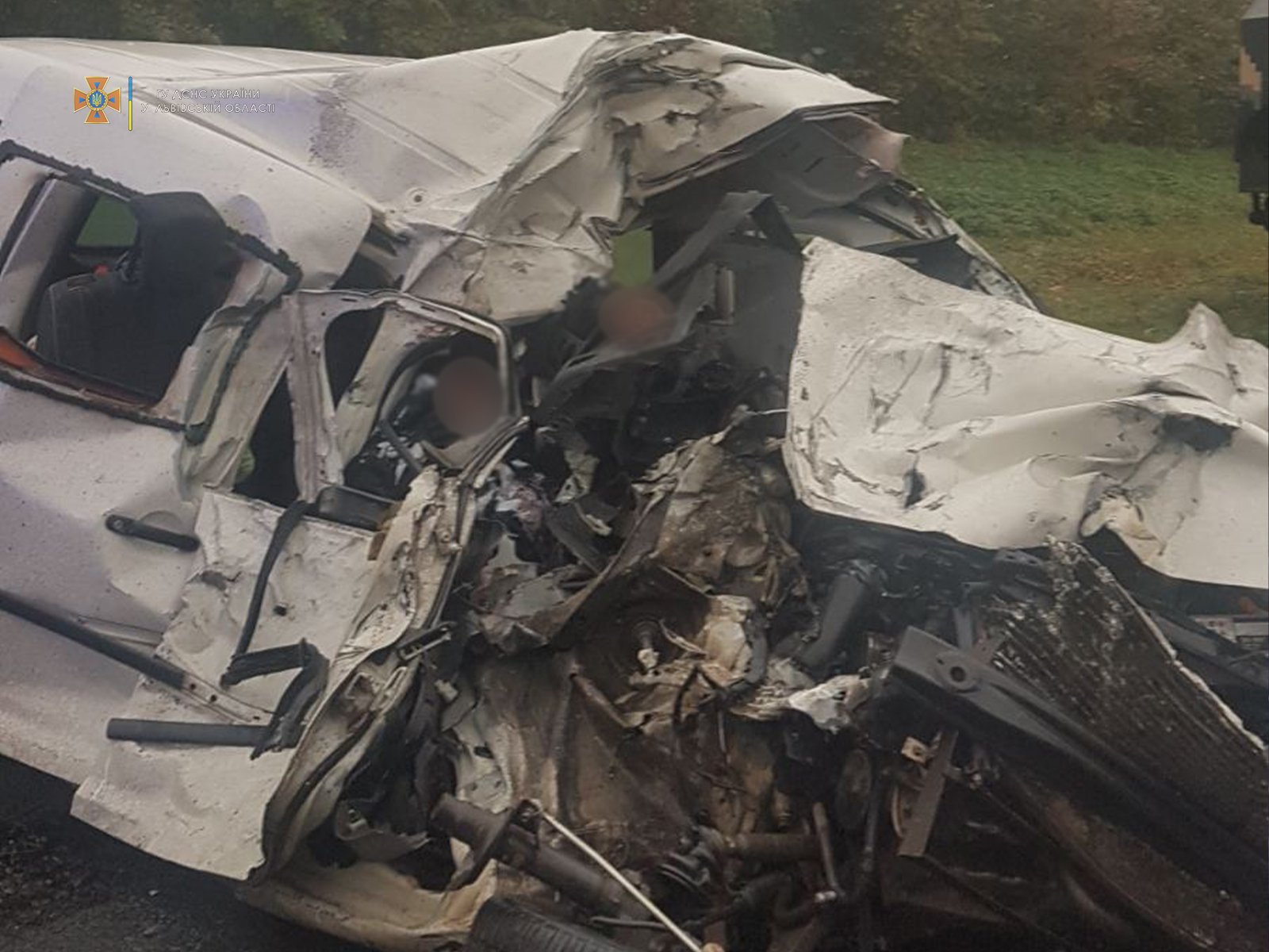 У ДТП на Львівщині загинули двоє людей. Фото: ДСНС Львівщини