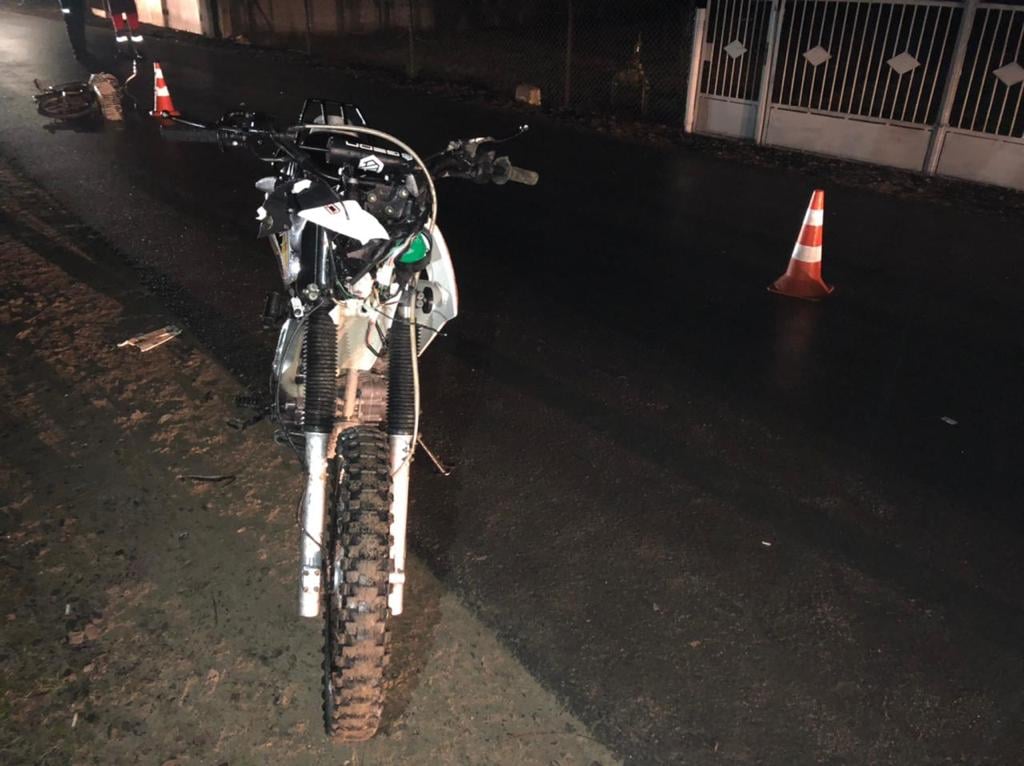 На Львівщині 14-річний водій на смерть мотоцикла збив велосипедиста. Фото: lv.npu.gov.ua