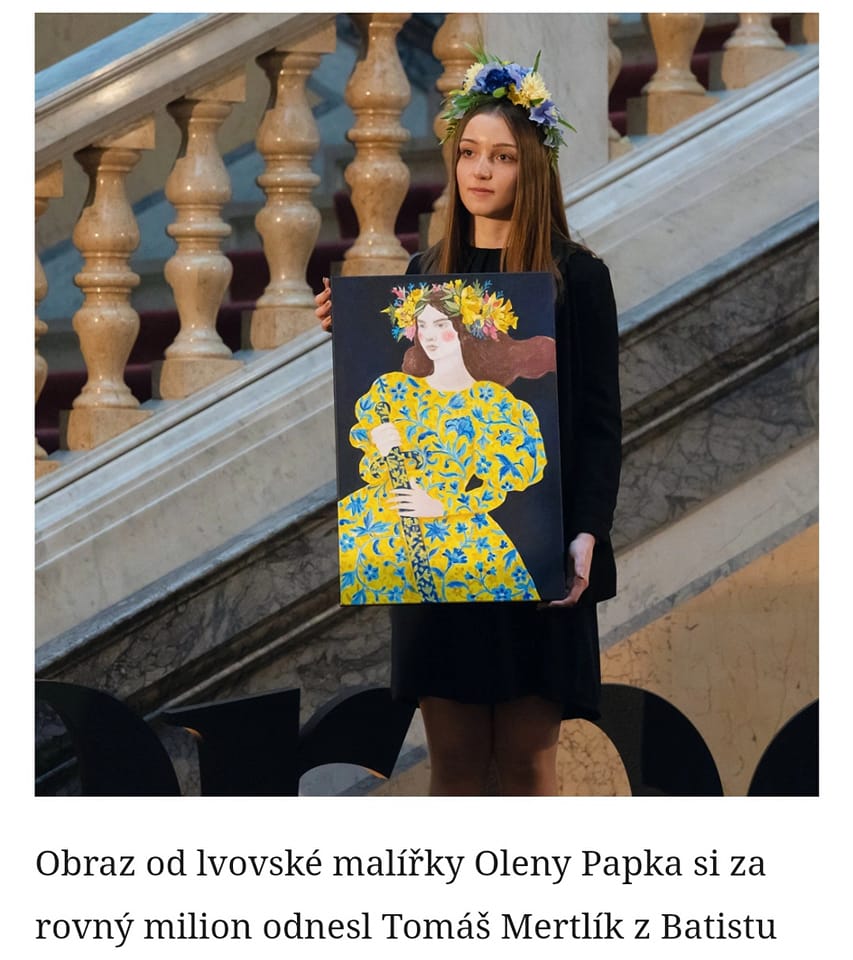 Картину львівської художниці придбали за 45 тисяч доларів