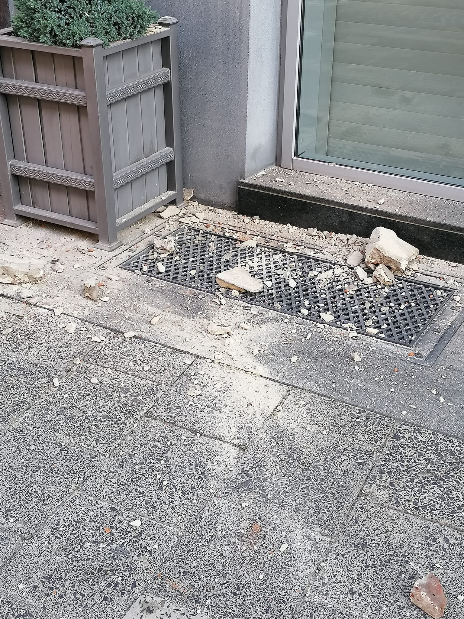 У центрі Львові обвалився фасад будинку