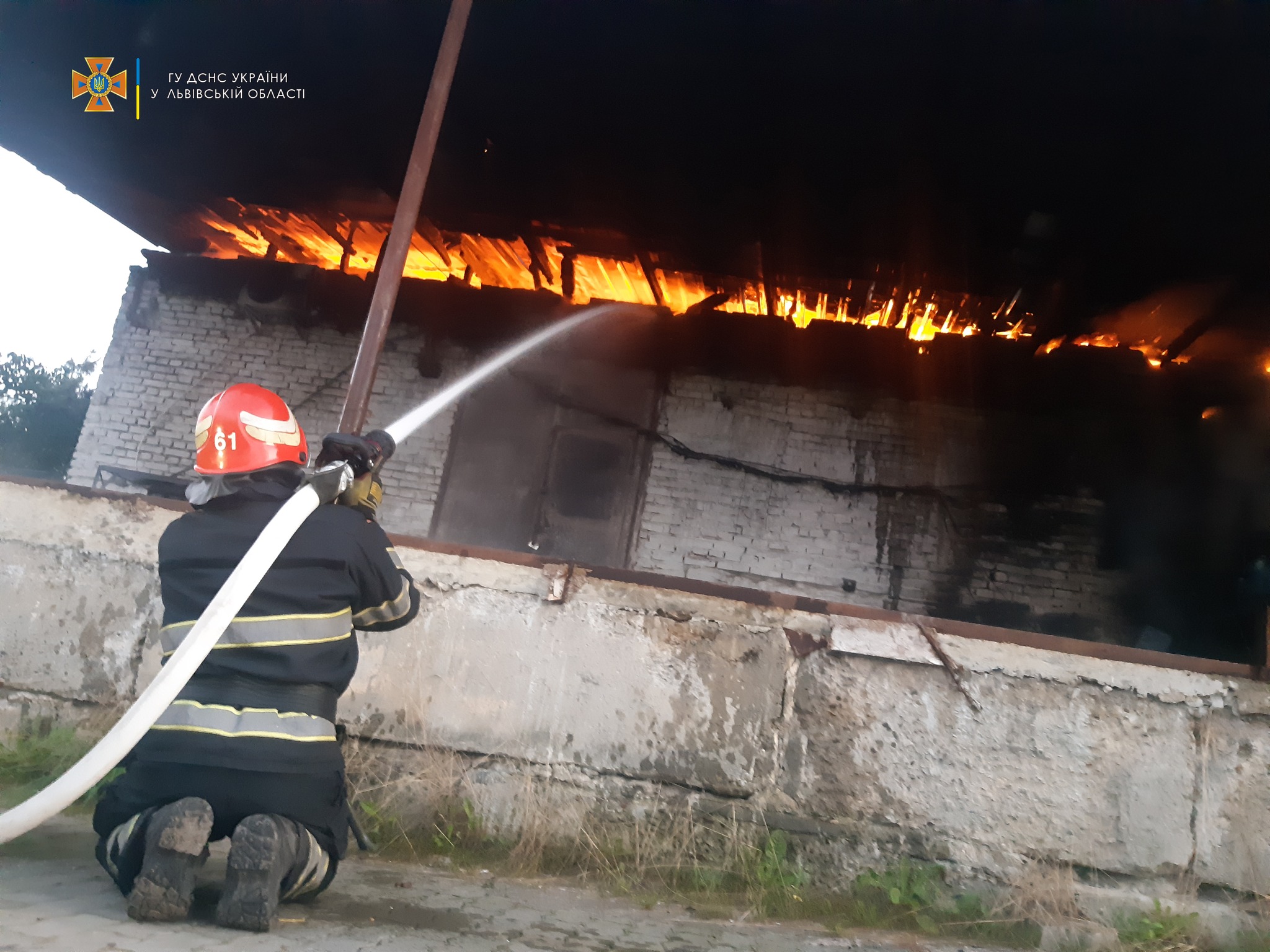Під час масштабної пожежі в Давидові згорів склад з продуктами &ndash; фото фото 1