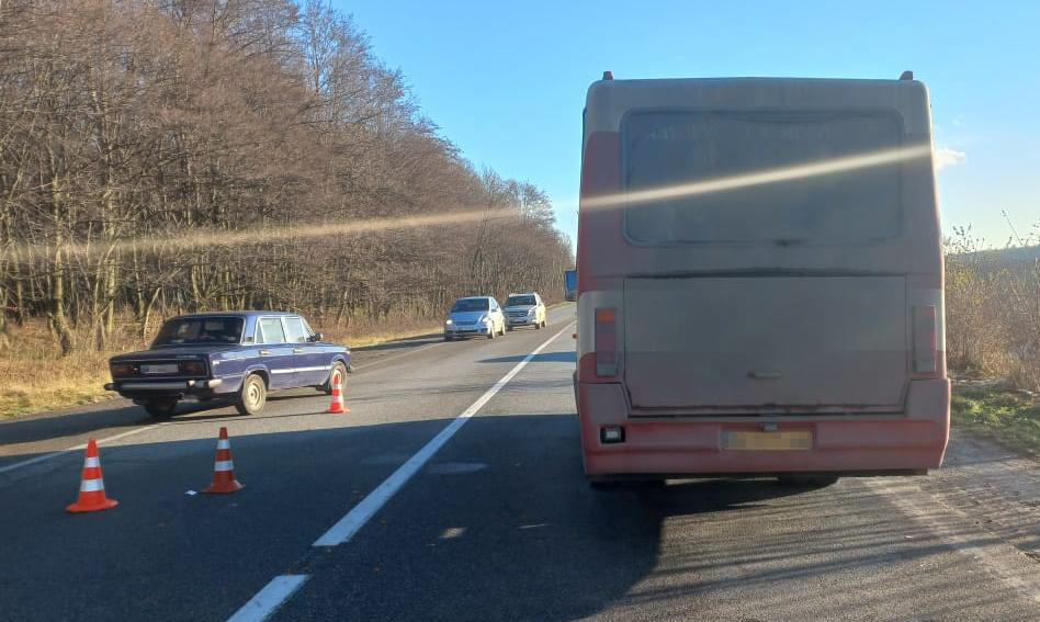 Неподалік Львова автобус збив чоловіка
