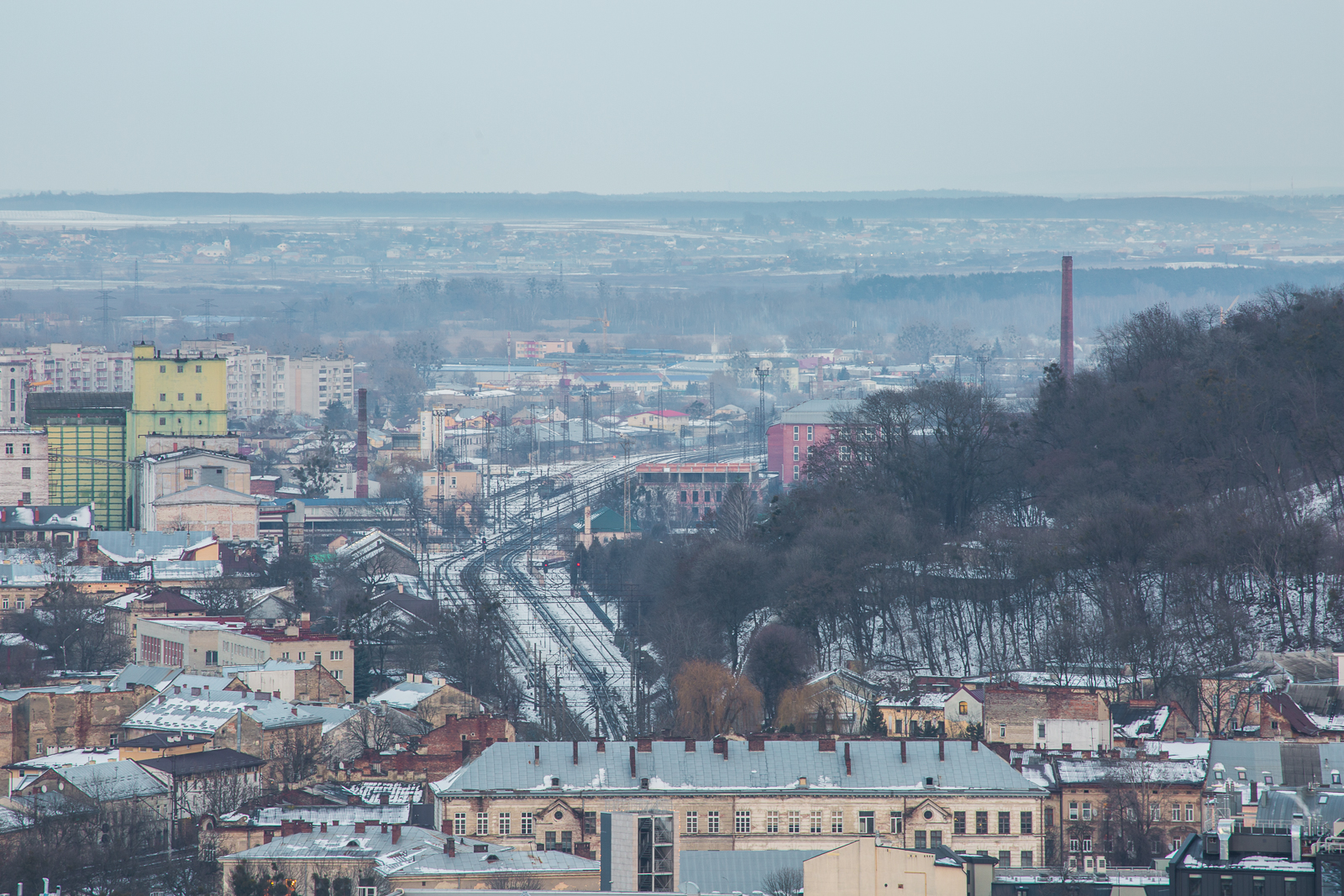 У мережі оприлюднили світлини Львова з висоти пташиного польоту. Фото: Андрій Роюк