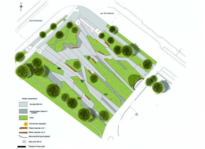 У Львові з'явиться громадський простір "Місця щасливих людей". Схема міськради