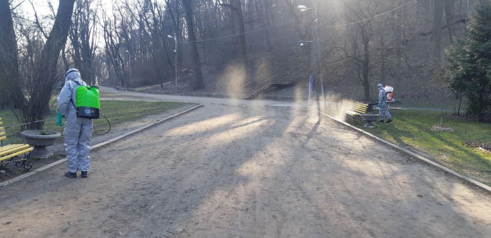 У Львові провели дезінфекцію парків