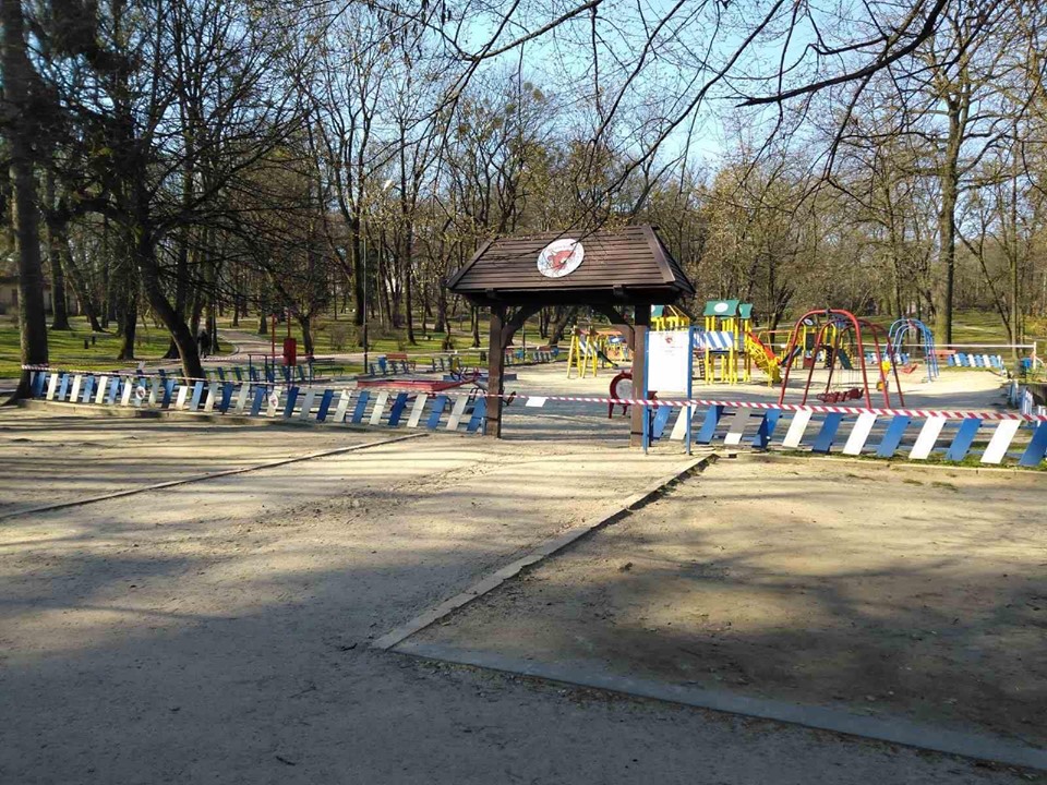 У Львові провели дезінфекцію двох парків — парку імені Івана Франка та парку «Високий Замок»