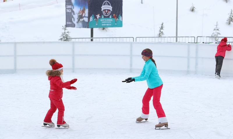 Ковзанка у Буковелі. Фото: bukovel.com