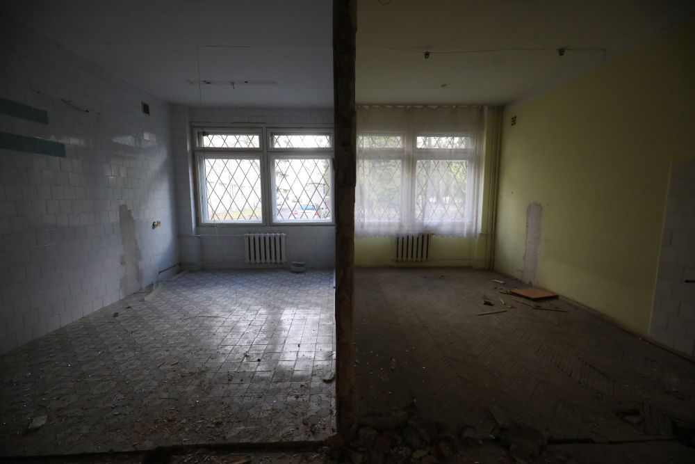 У львівській лікарні облаштовують додаткове відділення для хворих на Covid-19. Фото: Роман Балук