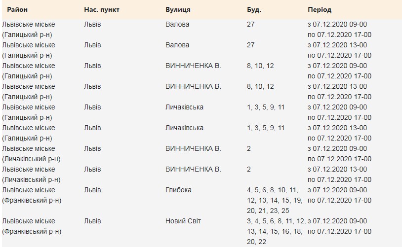 7 грудня на вулицях Львова вимкнуть світло. Фото: loe.lviv.ua