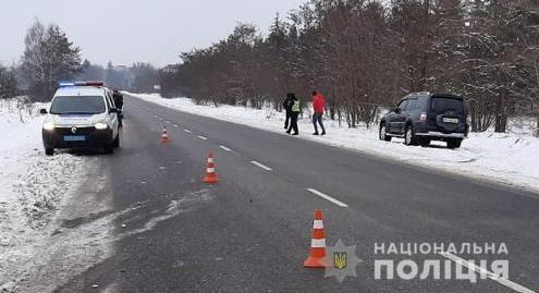 Біля Бродів автомобіль насмерть збив велосипедиста