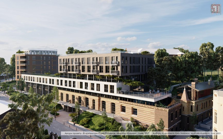 У Львові біля Краківського ринку побудують житловий комплекс. Фото: &laquo;Львівська девелоперська група&raquo;