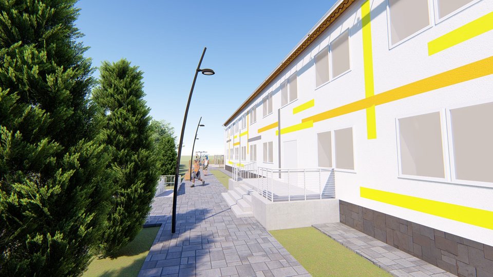 У Неслухові побудують нове житло для переселенців – візуалізація