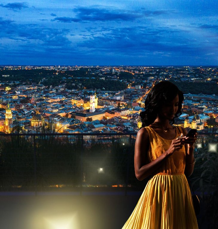 На львівській телевежі облаштують два оглядові майданчики. Фото: Guess Line Architects